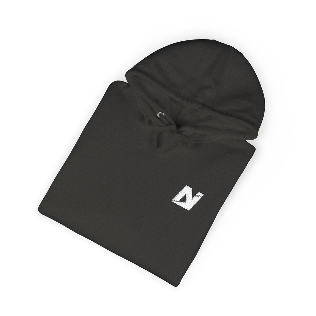 NTGR Fitness White Monogram Fleece Hoodie (Embroidered)