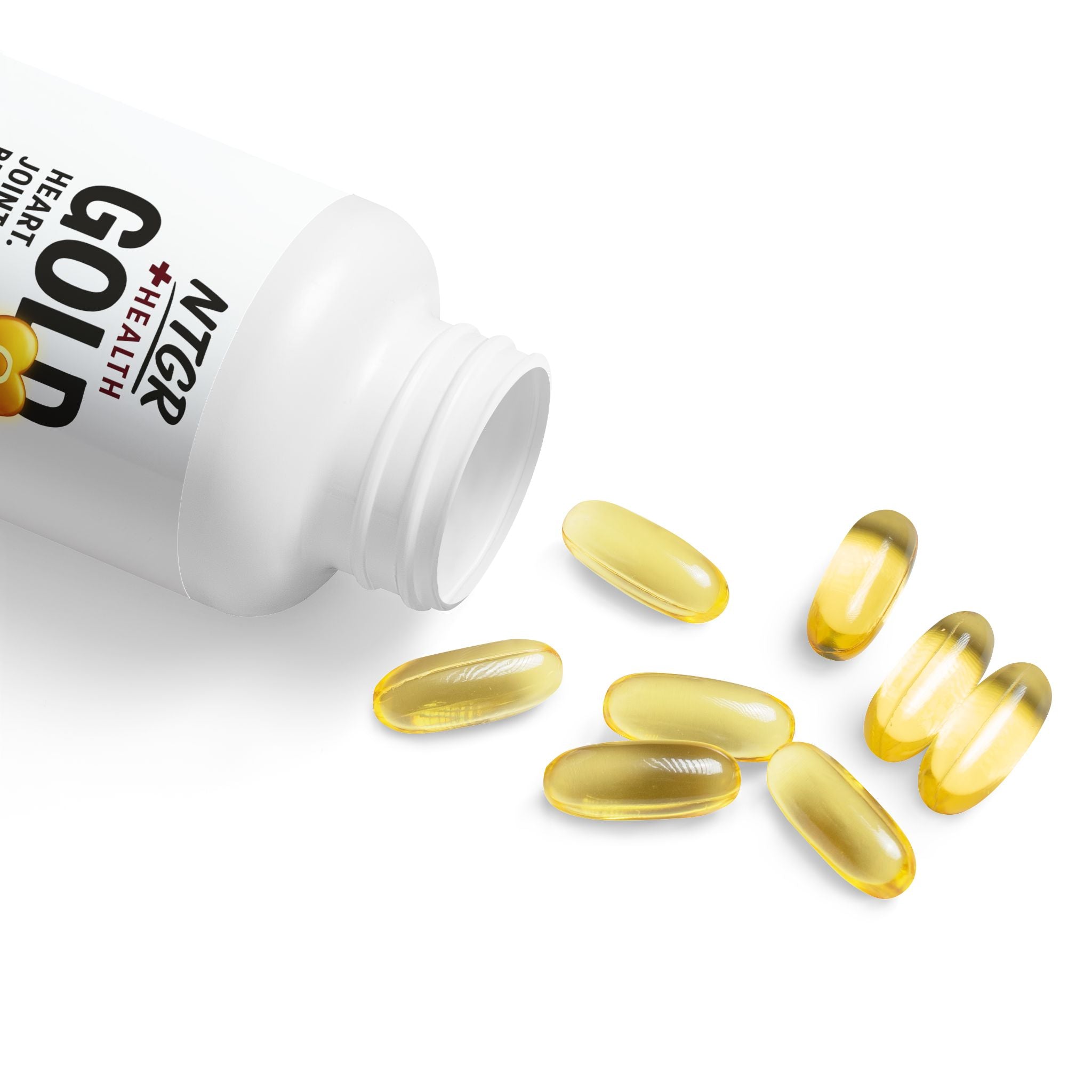 NTGR +Health GOLD - Omega 3 Fish Oil Supplement (60 Softgels)