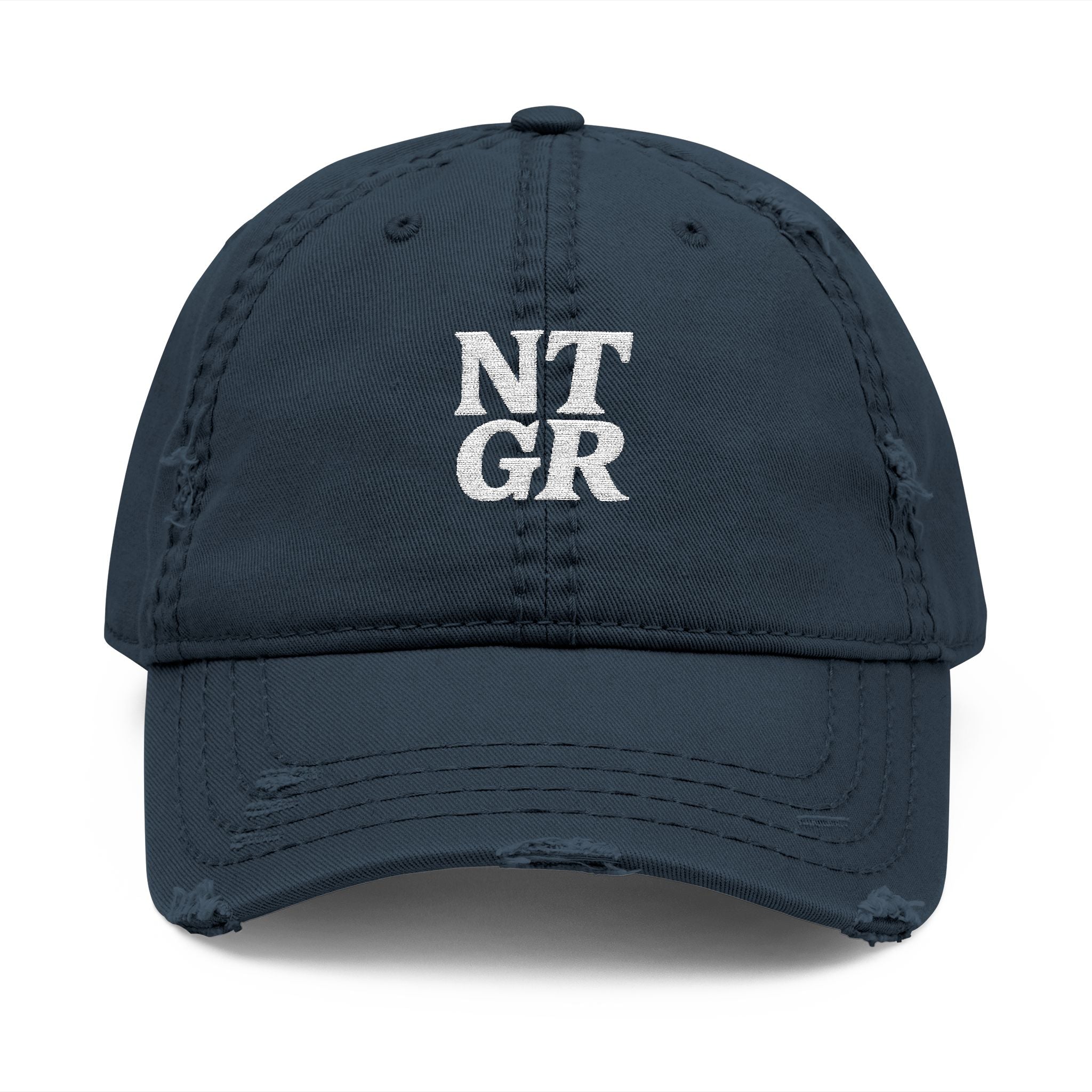 NTGR Stacked Stamp Distressed Dad Hat (Embroidered)