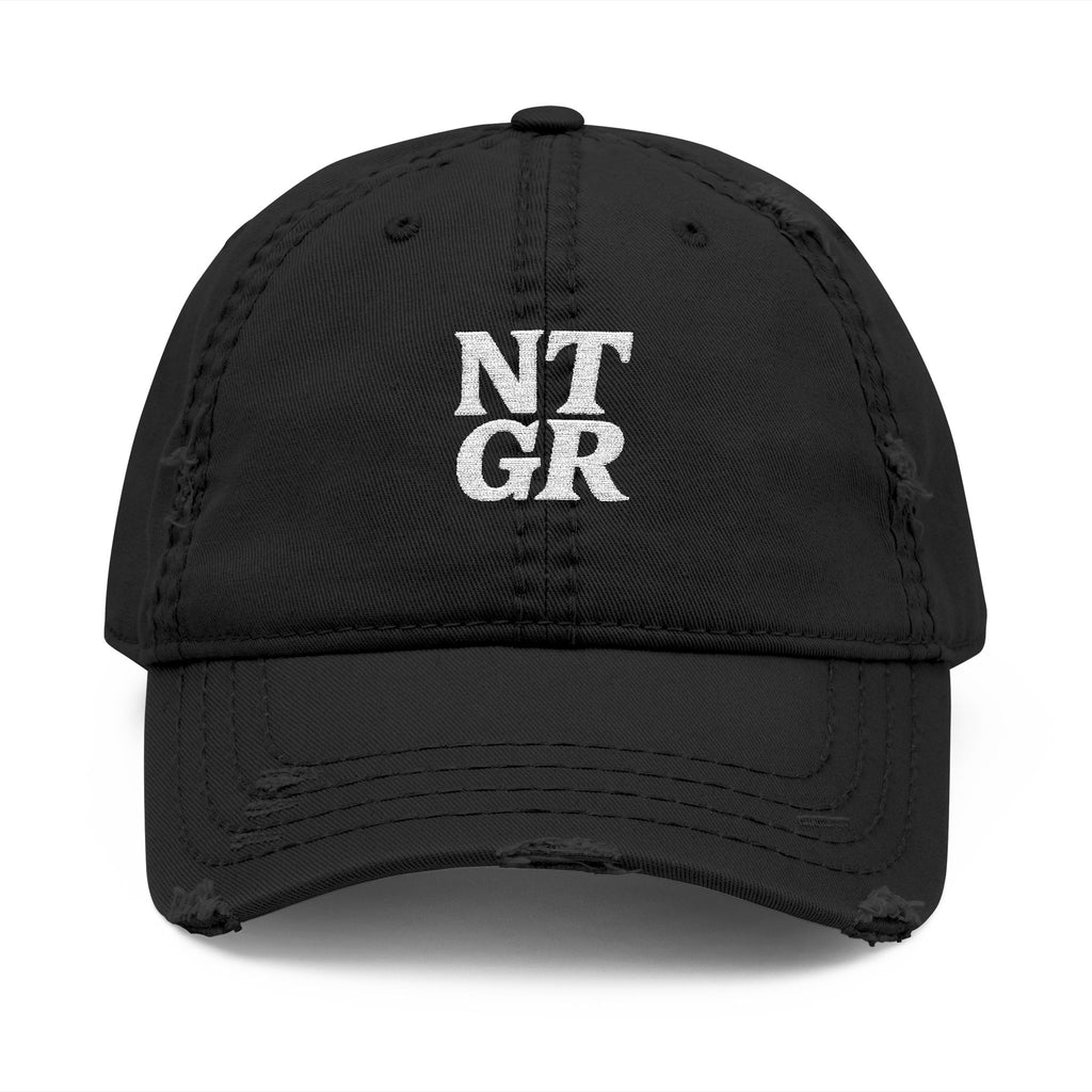 NTGR Stacked Stamp Distressed Dad Hat (Embroidered)