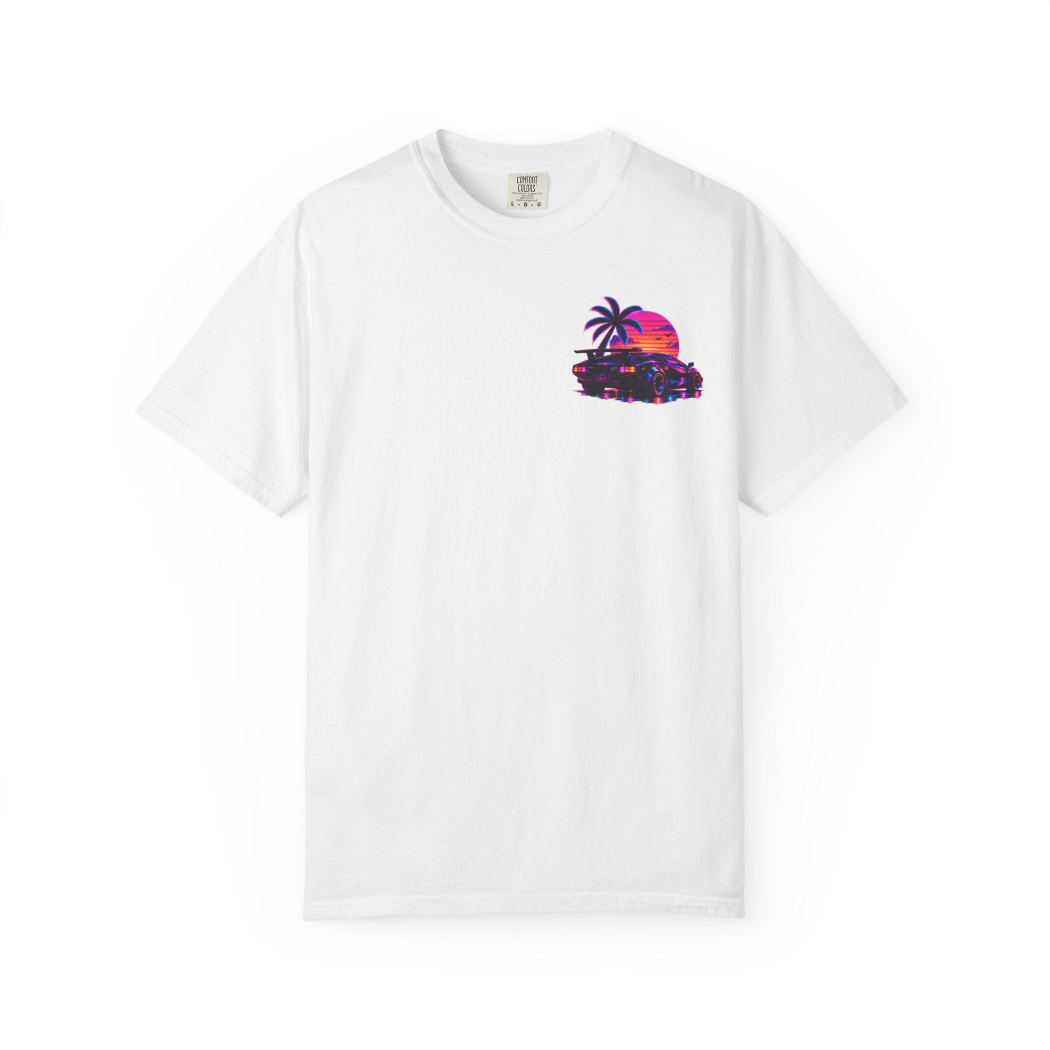 NEON SUMMER DIALED Lamb Corner Stamp Tee