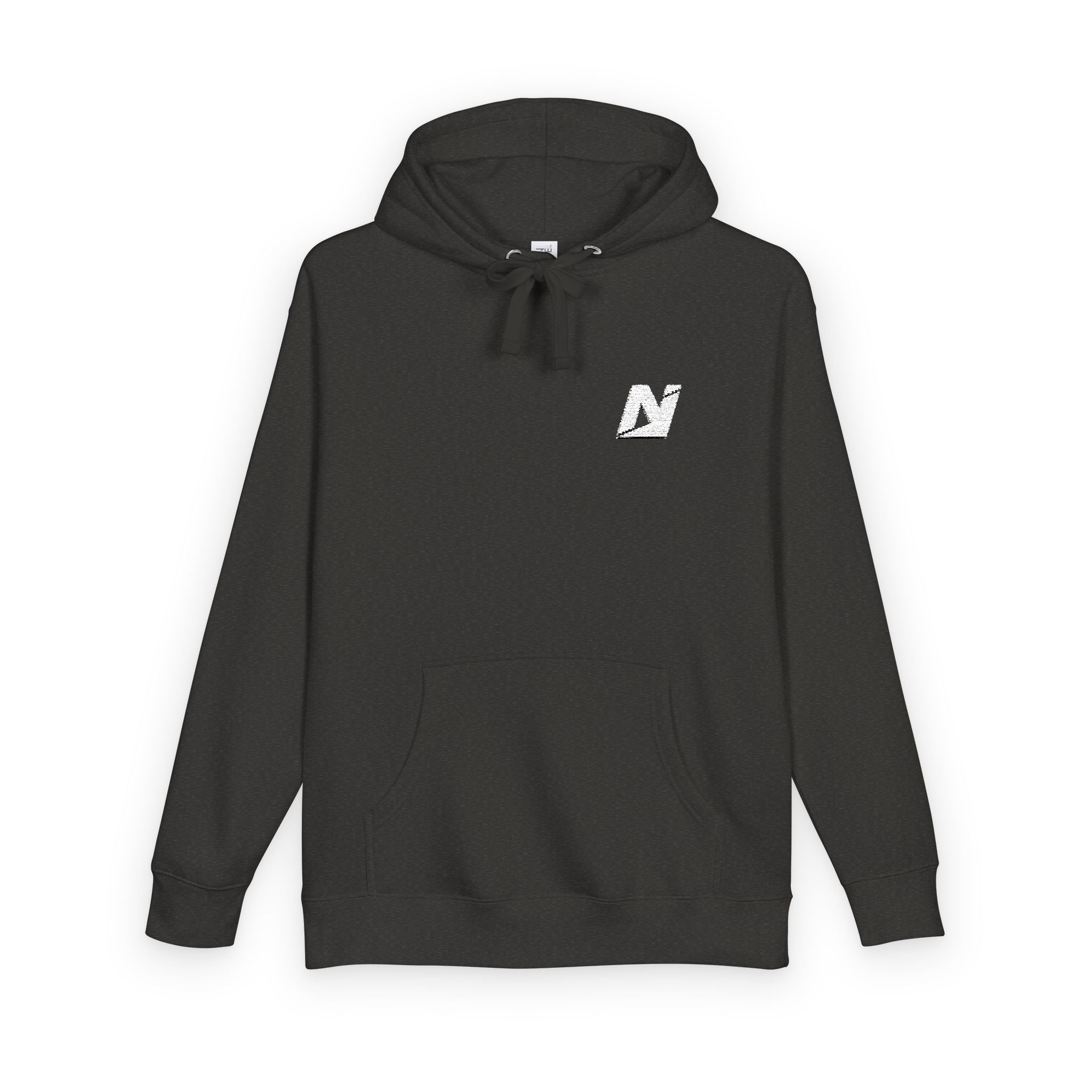 NTGR Fitness White Monogram Fleece Hoodie (Embroidered)