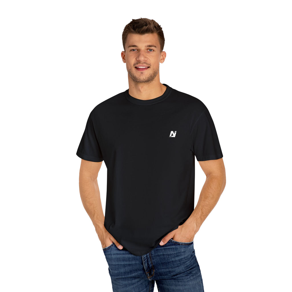 NTGR White Classic Monogram Tee (Embroidered)