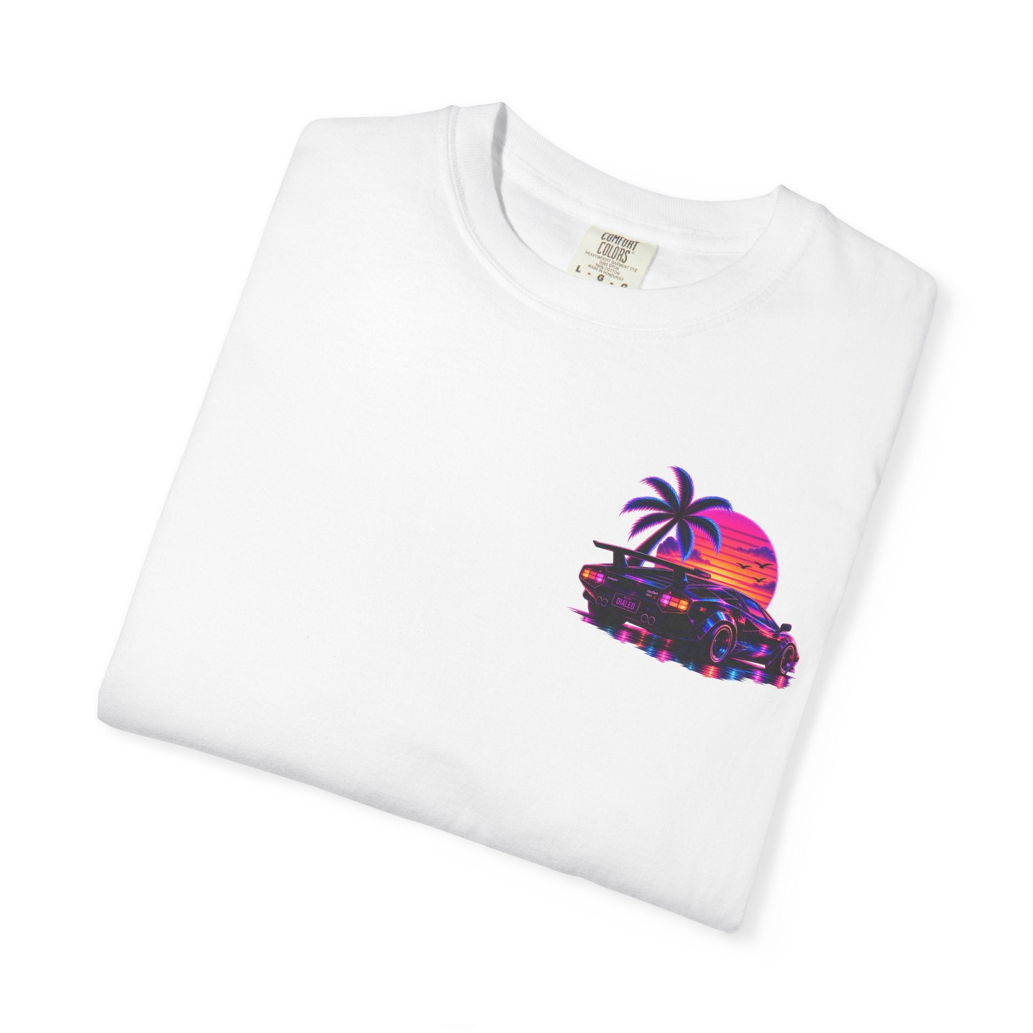 NEON SUMMER DIALED Lamb Corner Stamp Tee