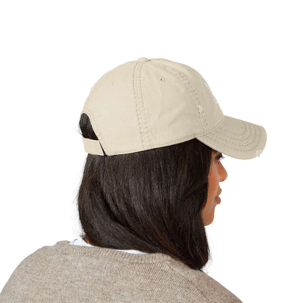 NTGR Stacked Stamp Distressed Dad Hat (Embroidered)
