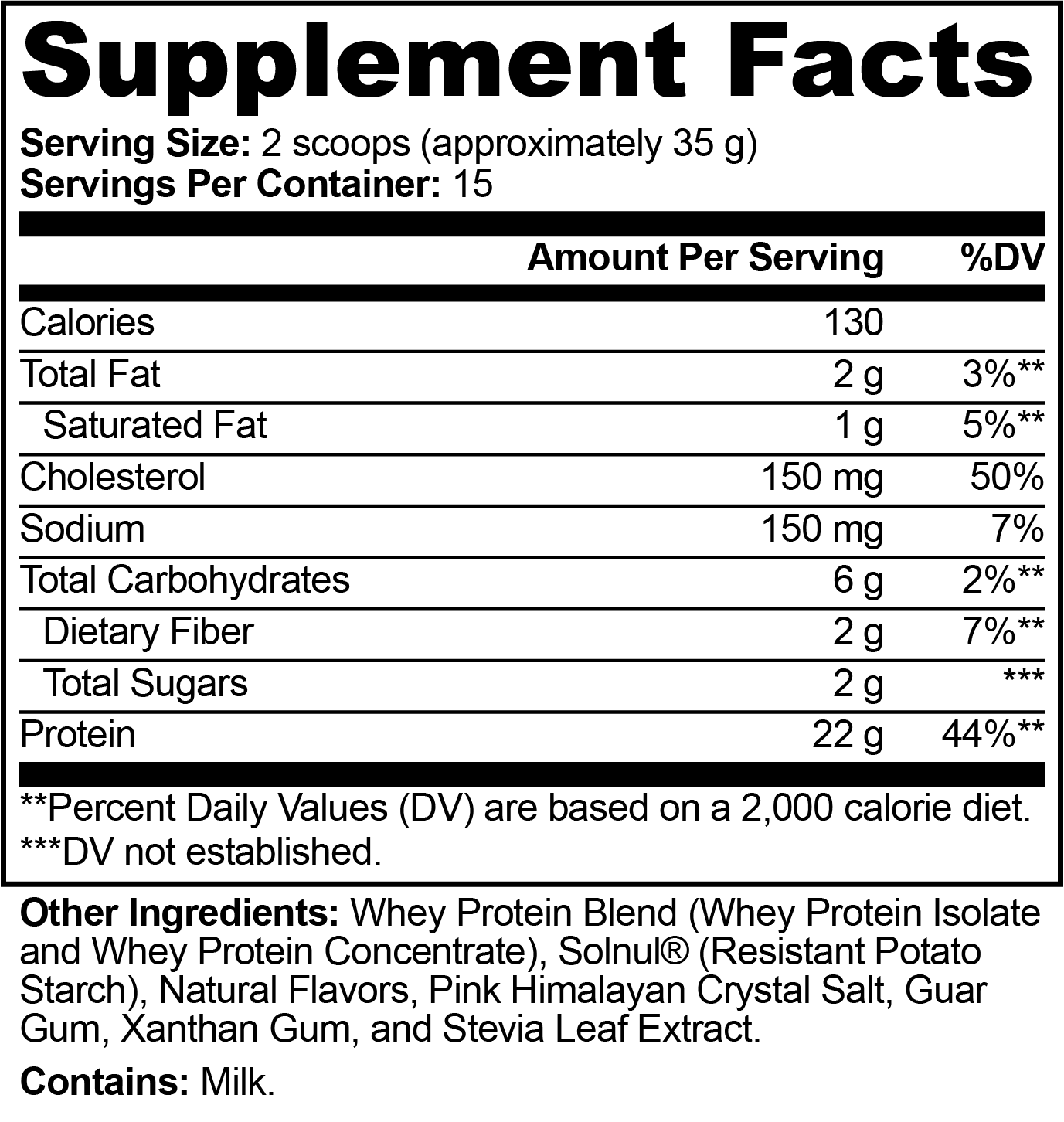 NTGRx Performance Labs REBUILD: Performance Whey Protein Blend (Chocolate Malt)