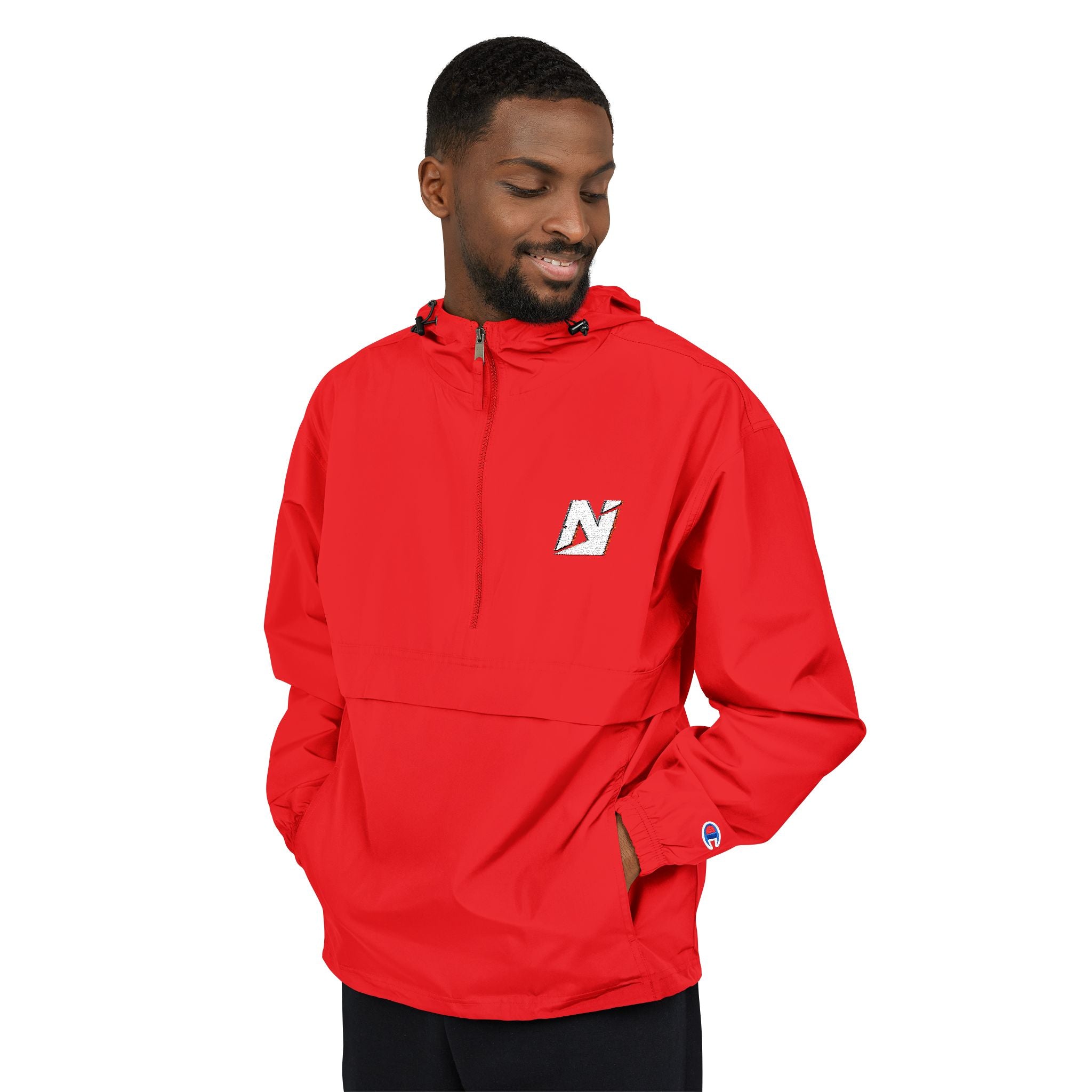 NTGR Fitness x Champion Glitch Packable Jacket (Embroidered)