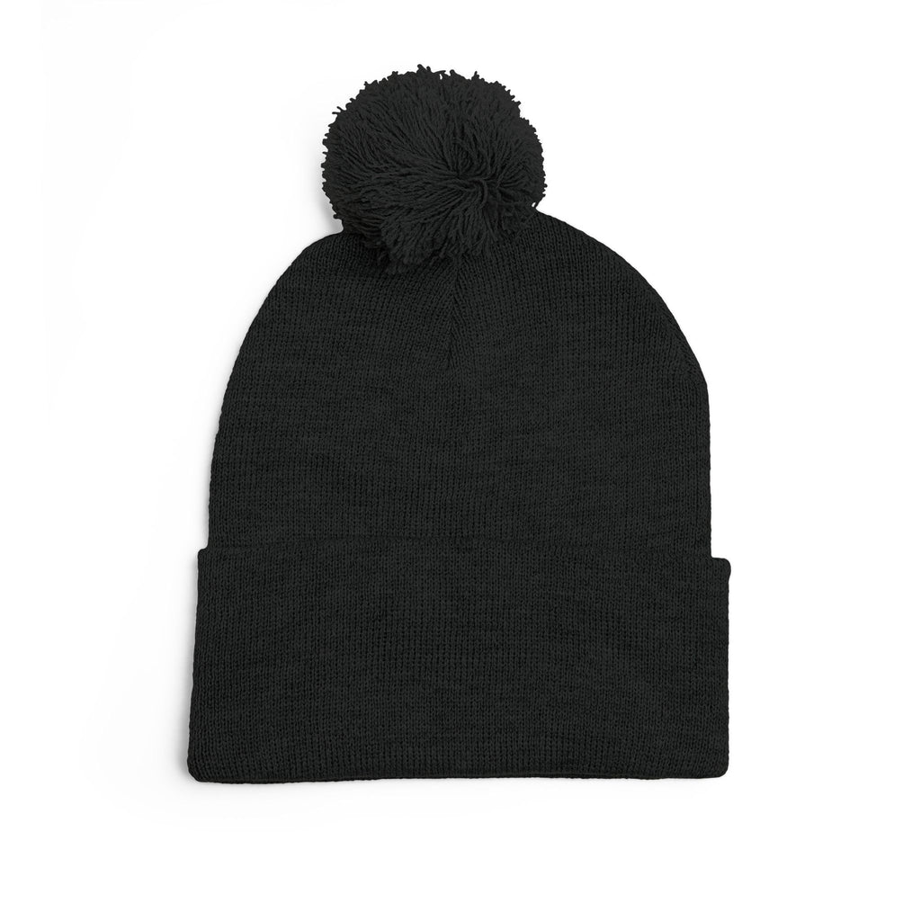 NTGR Stacked Stamp Ball-Headed Knit Beanie (Embroidered)