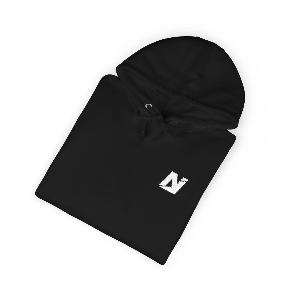 NTGR Fitness White Monogram Fleece Hoodie (Embroidered)