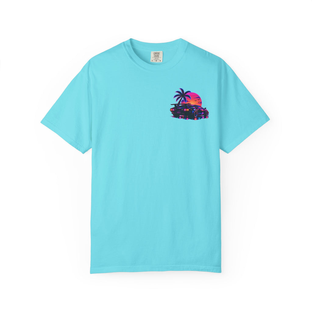 NEON SUMMER DIALED Lamb Corner Stamp Tee