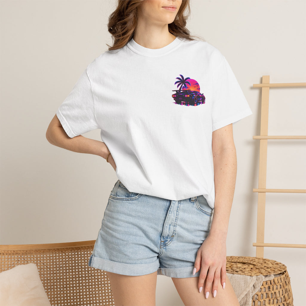 NEON SUMMER DIALED Lamb Corner Stamp Tee