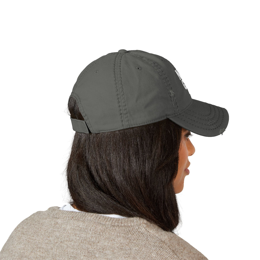 NTGR Stacked Stamp Distressed Dad Hat (Embroidered)