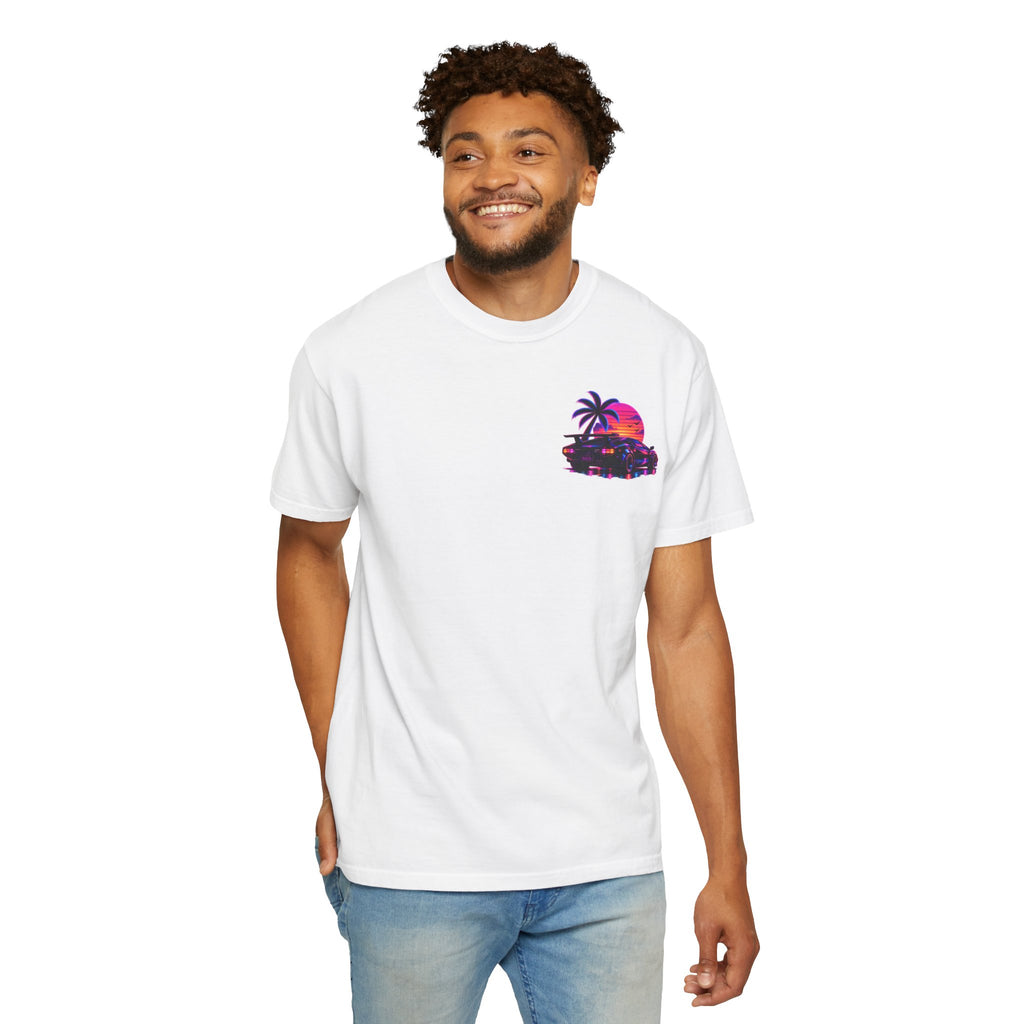 NEON SUMMER DIALED Lamb Corner Stamp Tee