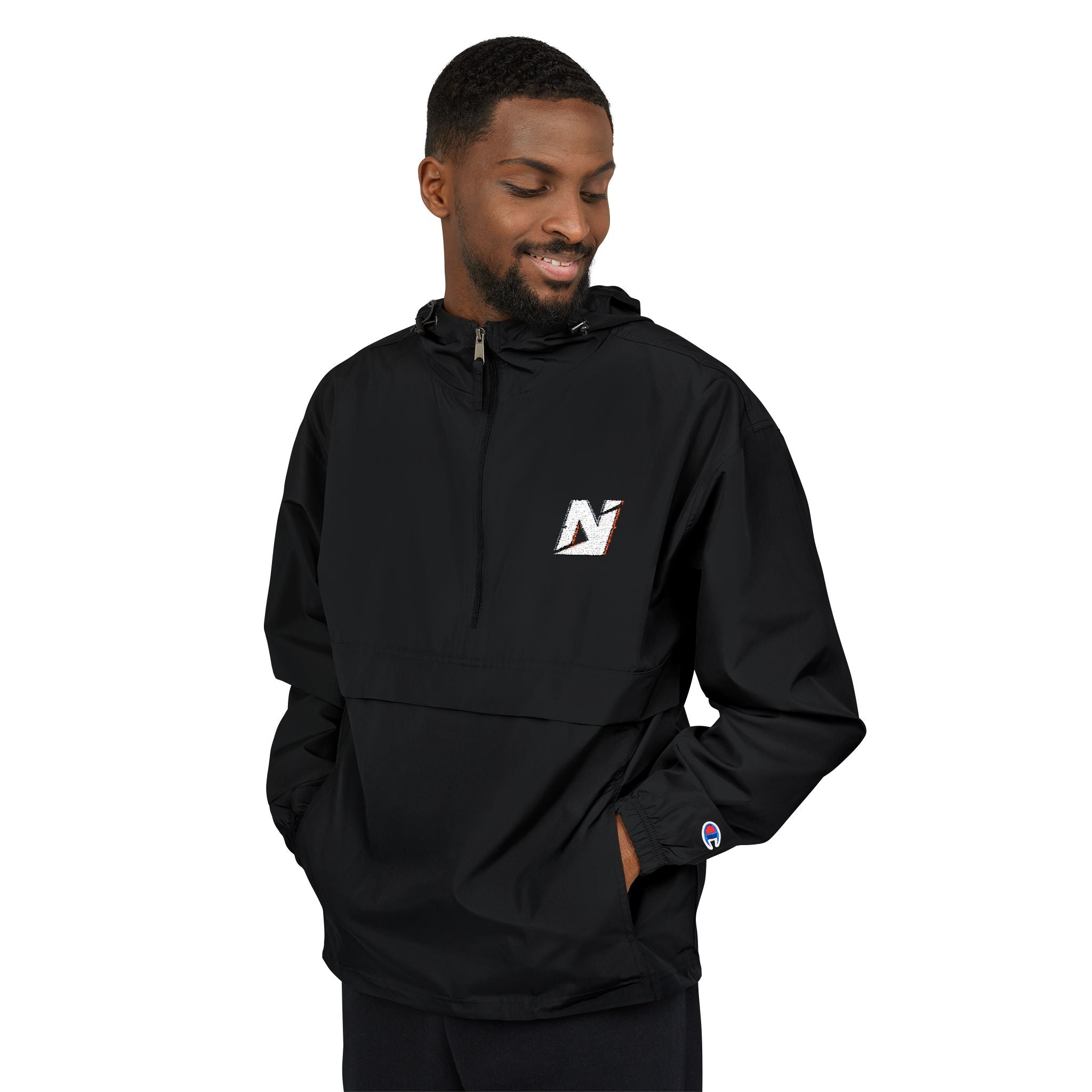 NTGR Fitness x Champion Glitch Packable Jacket (Embroidered)