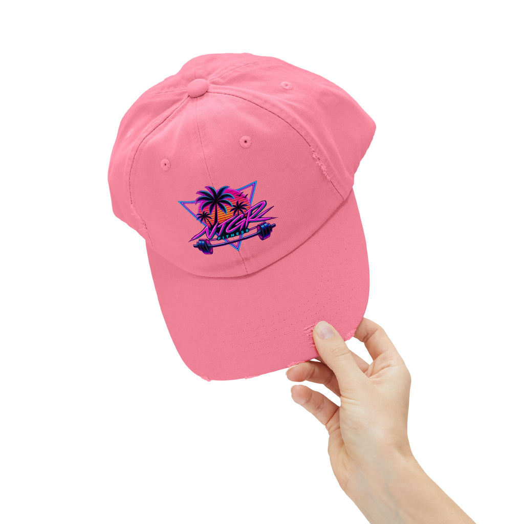 NEON SUMMER NTGR Fitness Distressed Cap