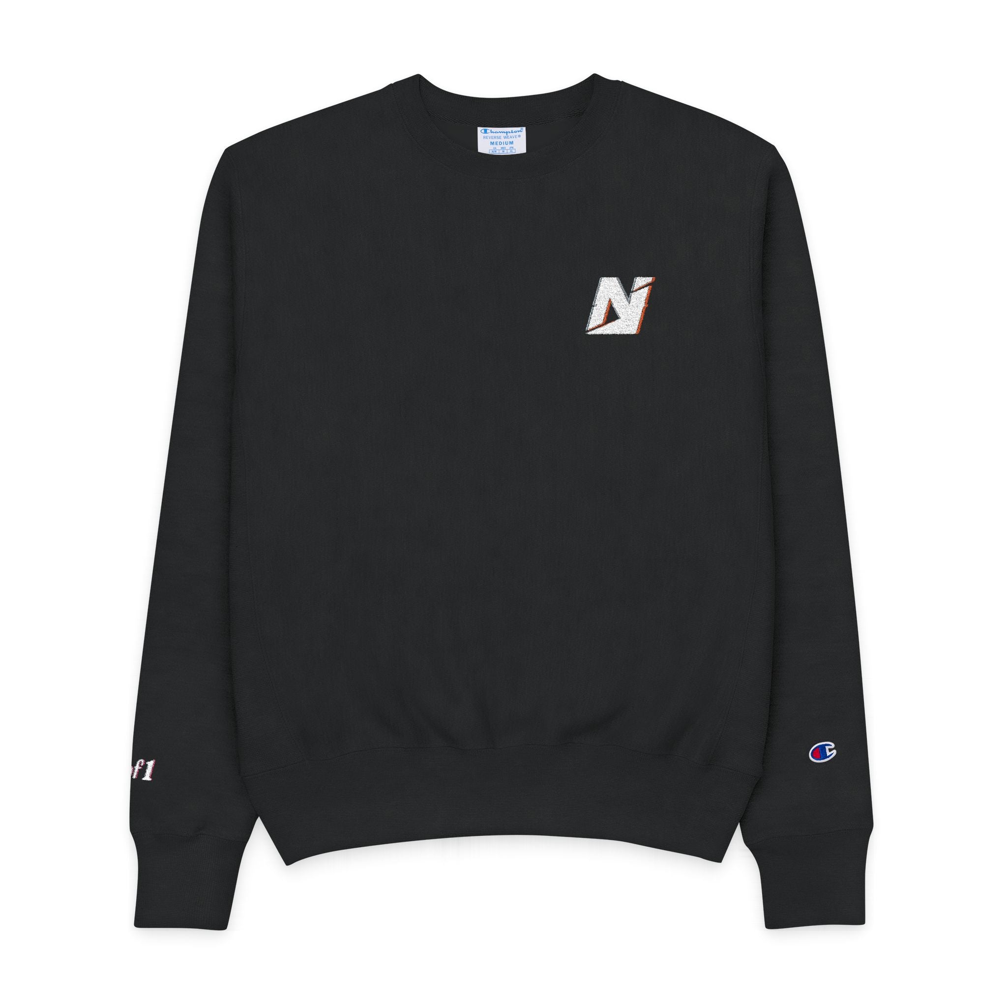 NTGR Fitness x Champion Glitch Crewneck Sweatshirt (Embroidered)