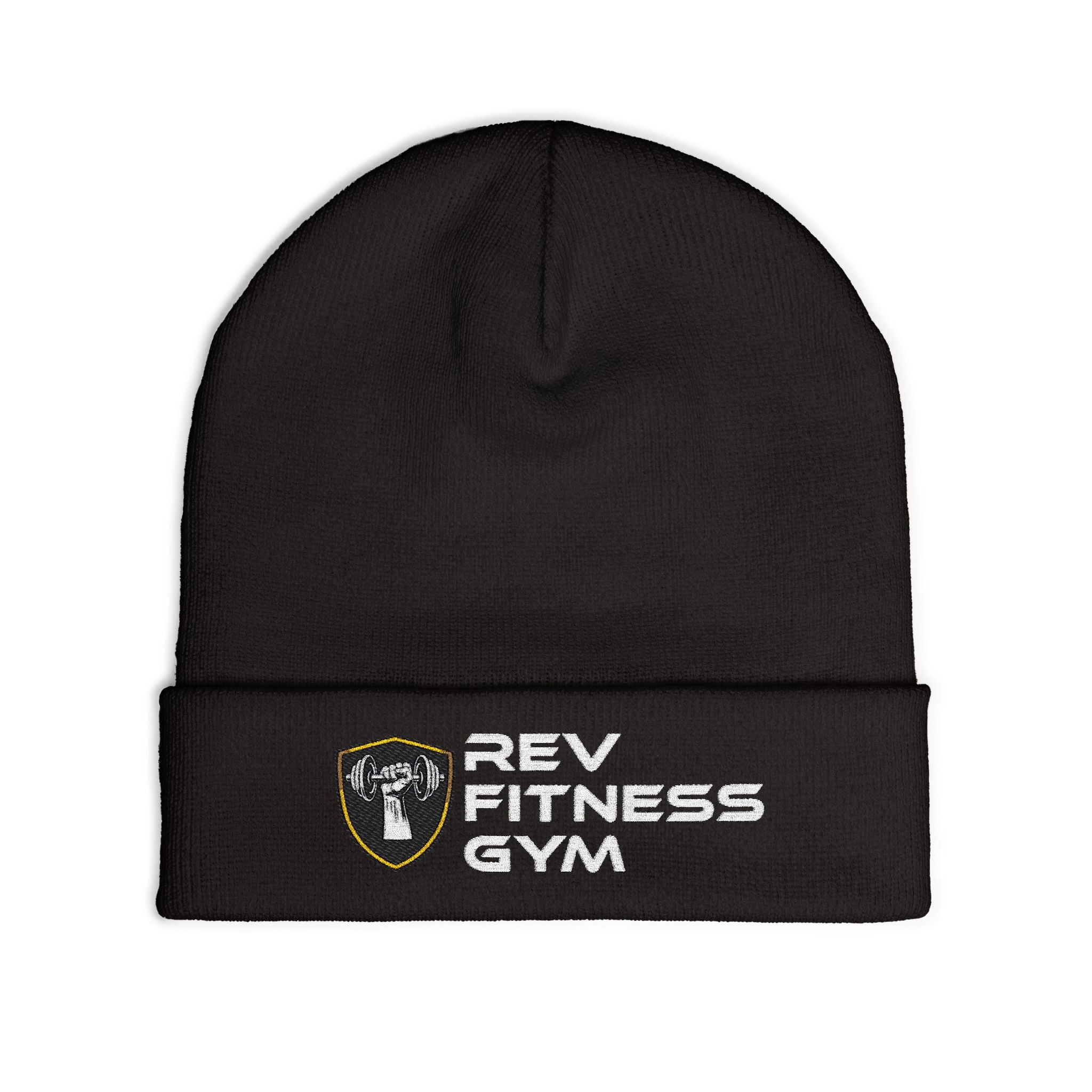 NTGR x Rev Fitness Gym Knit Beanie (Embroidery)