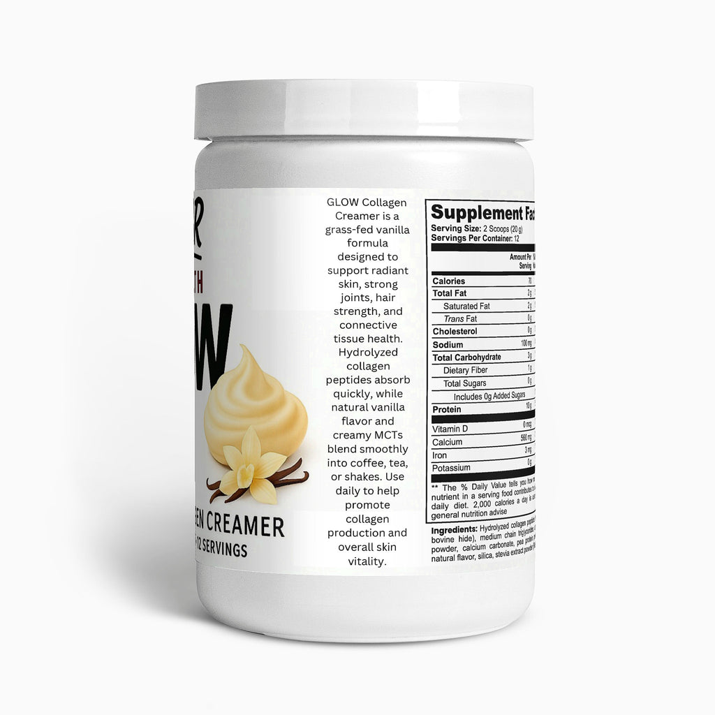 NTGR +Health GLOW - Grass-Fed Collagen Creamer (Vanilla)