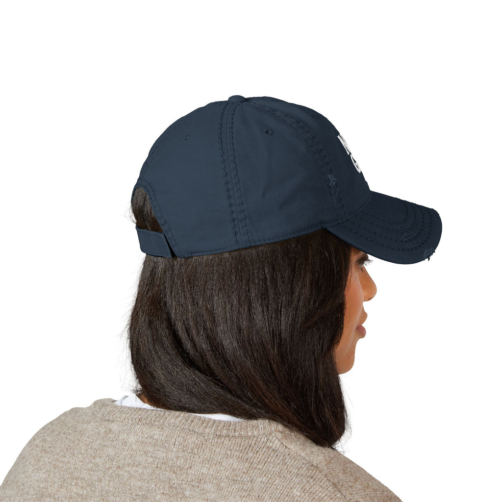 NTGR Stacked Stamp Distressed Dad Hat (Embroidered)