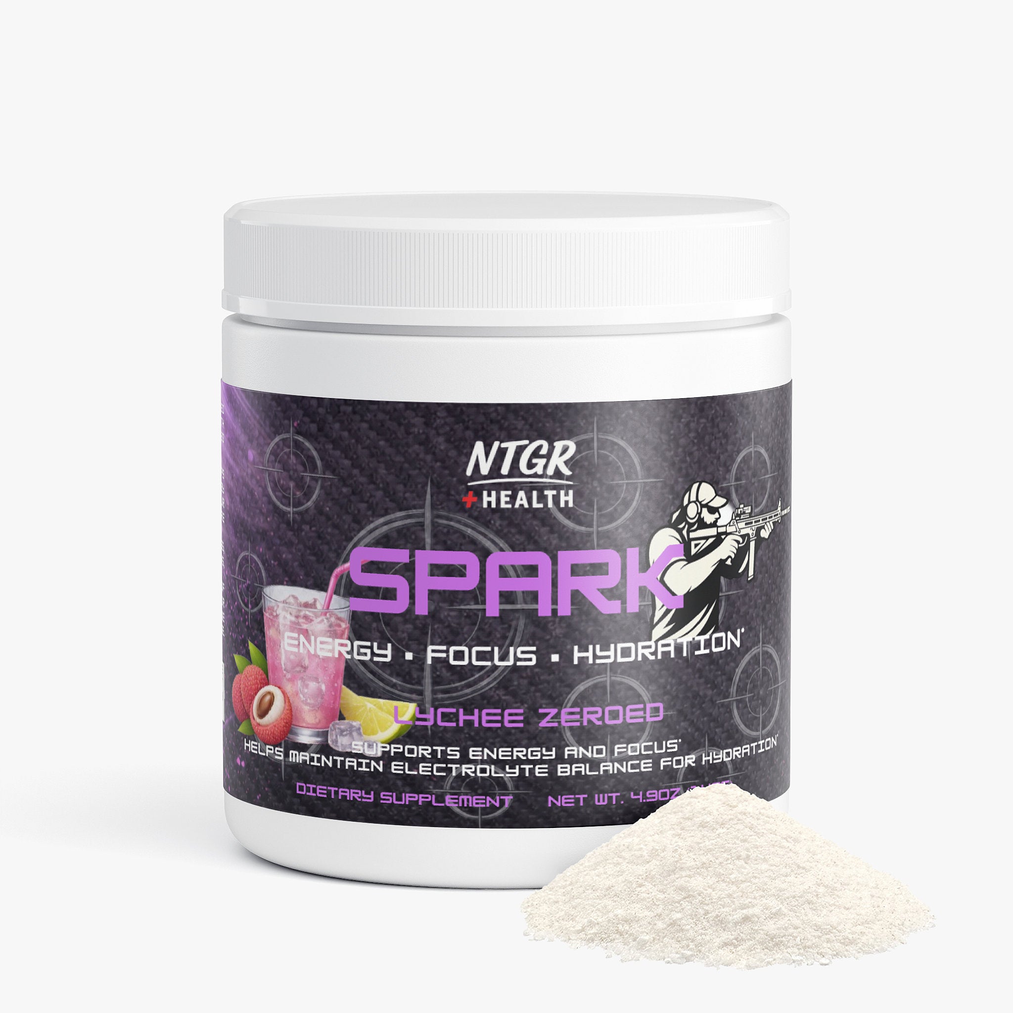 NTGR +Health Small Batch: SPARK - Clean Energy Formula Lychee Zeroed