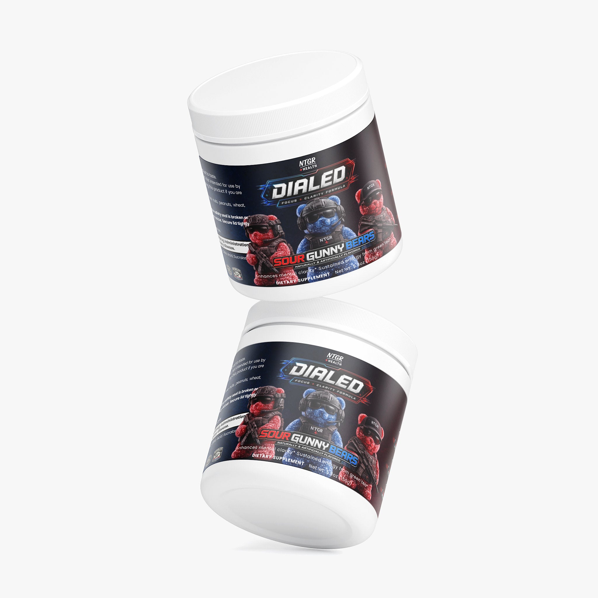 NTGR +Health Small Batch: DIALED - Focus & Clarity Formula (Sour Gunny Bears)