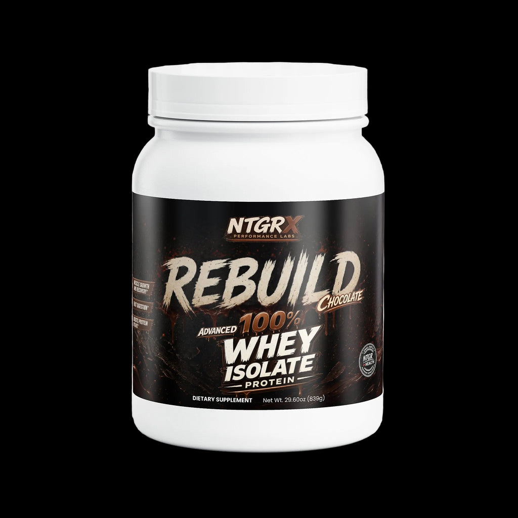 NTGRx Performance Labs REBUILD - Advanced 100% Whey Isolate Protein Chocolate
