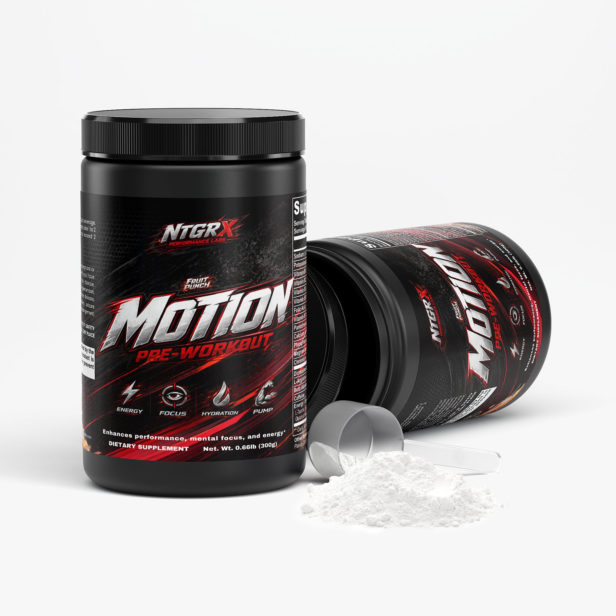 NTGRx Labs MOTION - Pre-Workout+ (Fruit Punch)