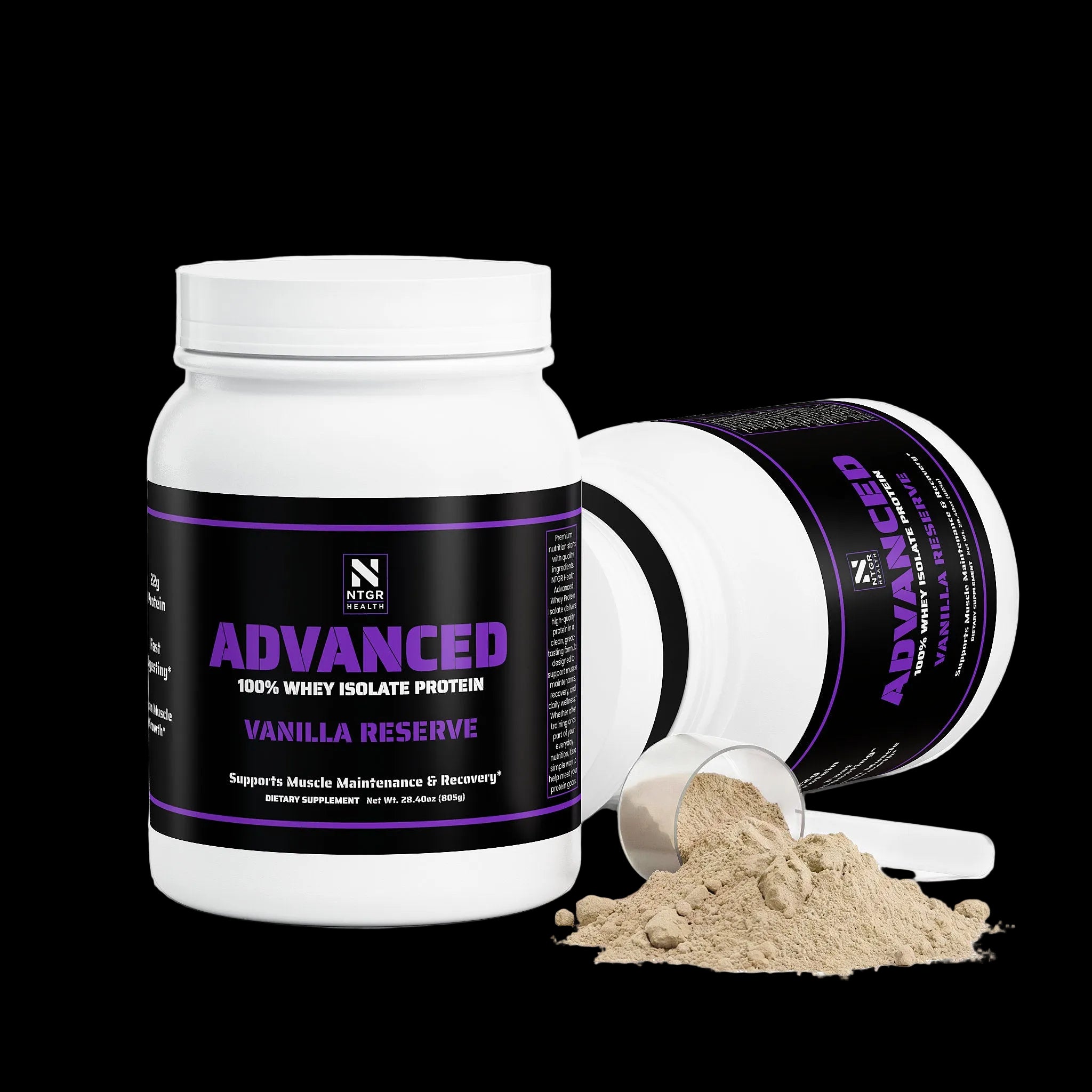 NTGR +Health Advanced 100% Whey Isolate Protein (Vanilla Reserve)