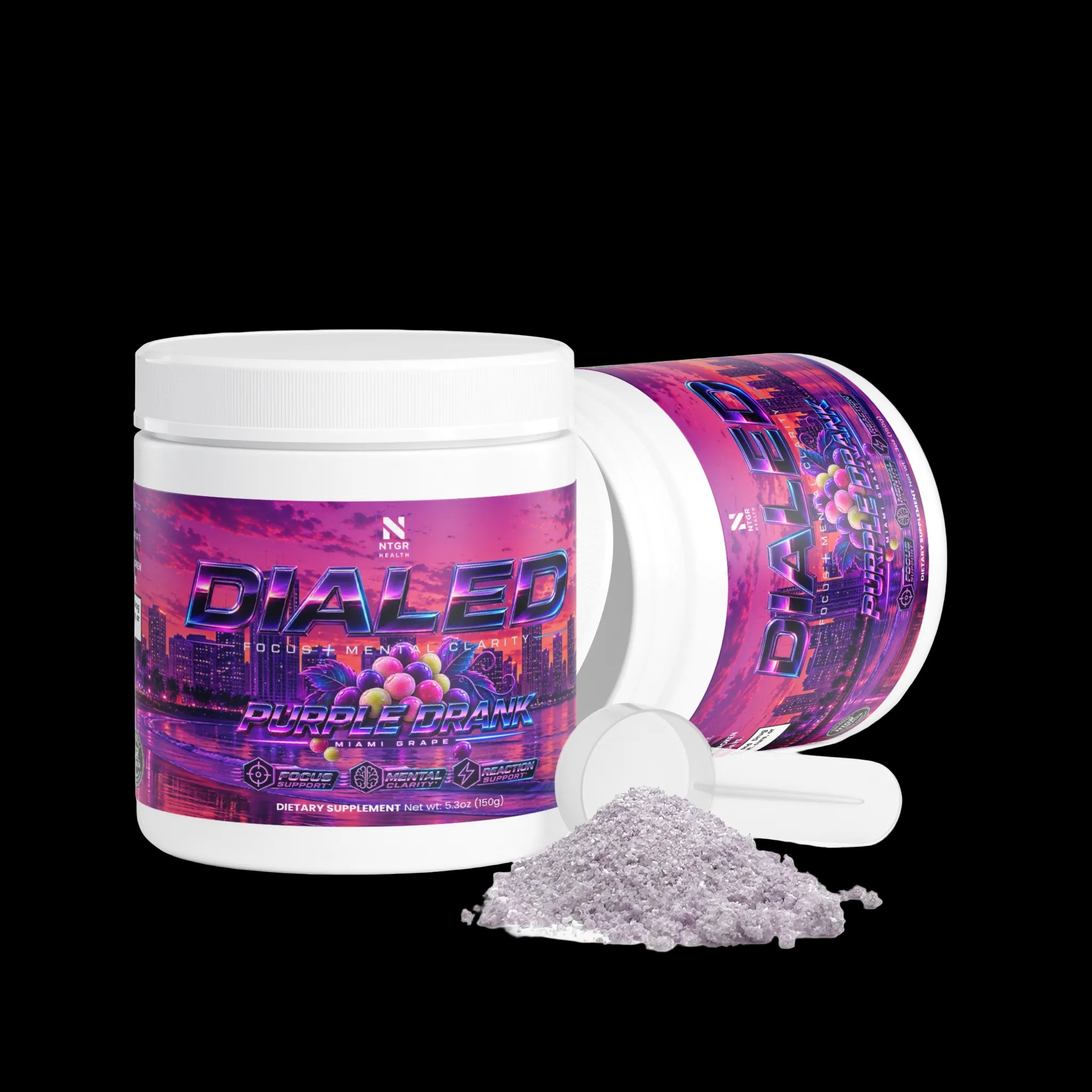 NTGR +Health DIALED - Focus+Mental Clarity (Purple Drank)