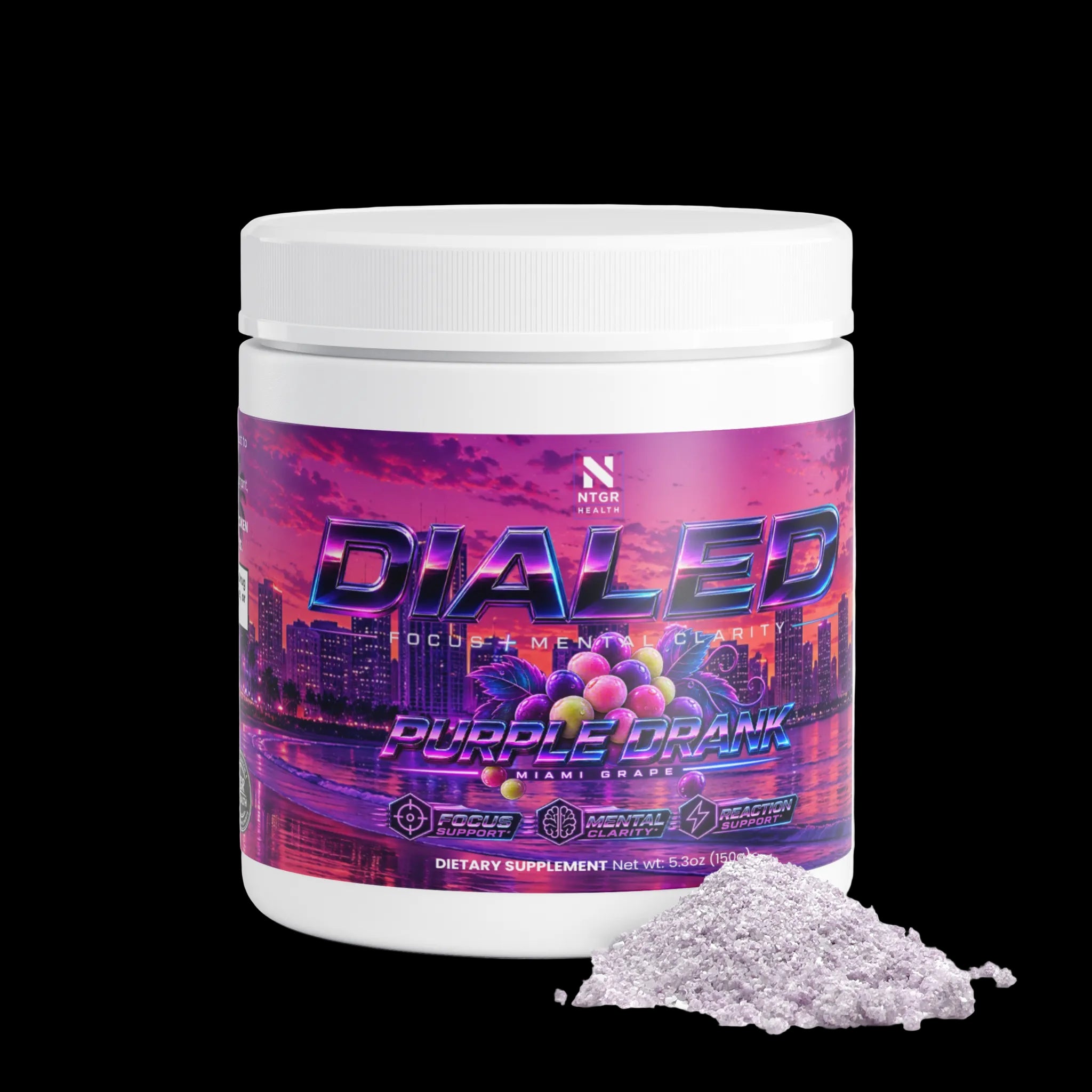 NTGR +Health DIALED - Focus+Mental Clarity (Purple Drank)