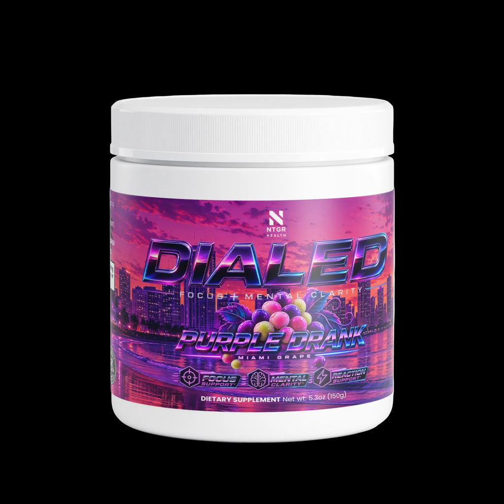 NTGR +Health DIALED - Focus+Mental Clarity (Purple Drank)
