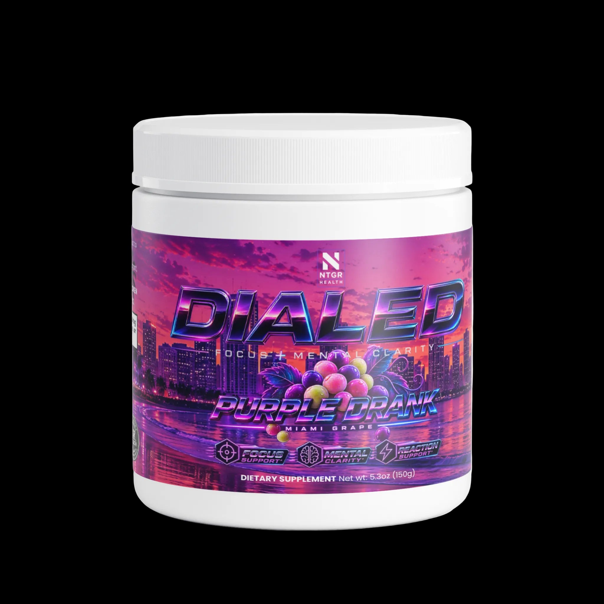 NTGR +Health DIALED - Focus+Mental Clarity (Purple Drank)