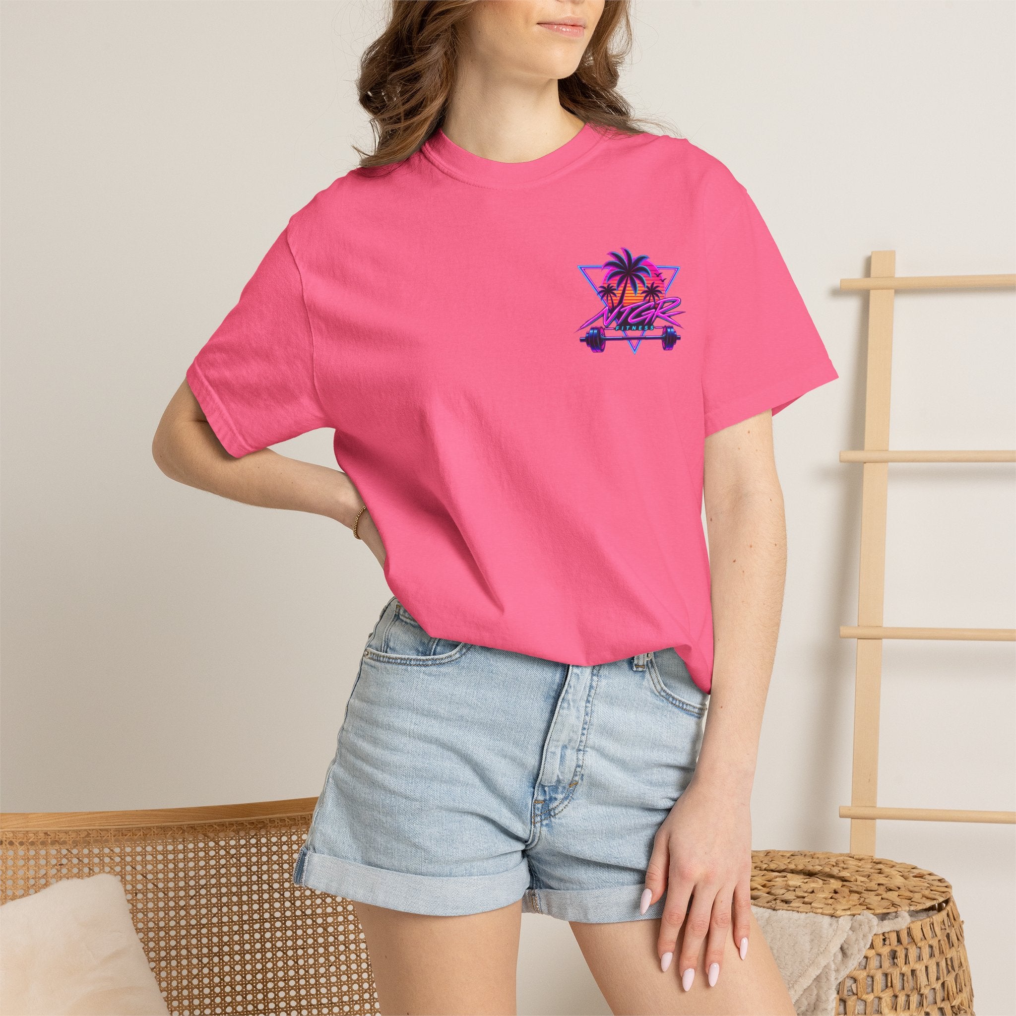 NEON SUMMER NTGR Fitness Corner Stamp Tee
