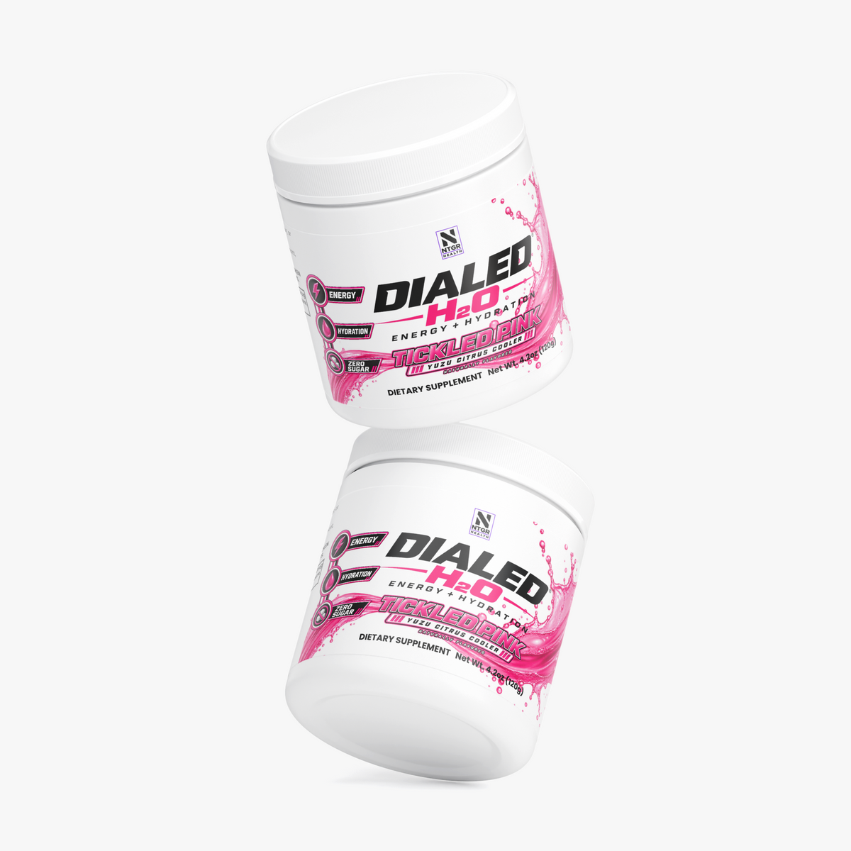 NTGR +Health DIALED H2O - Energy - Hydration Formula (Tickled Pink Citrus Cooler)