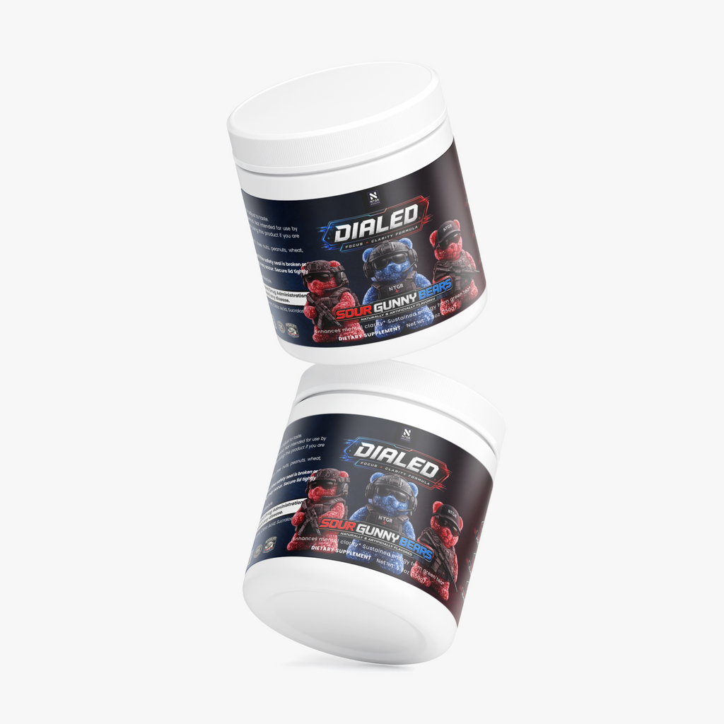 NTGR +Health Small Batch: DIALED - Focus & Clarity Formula (Sour Gunny Bears)