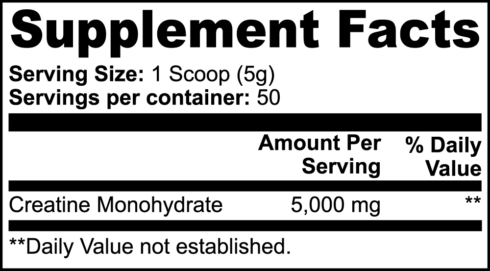 NTGRx Nova BLACK - Creatine Monohydrate