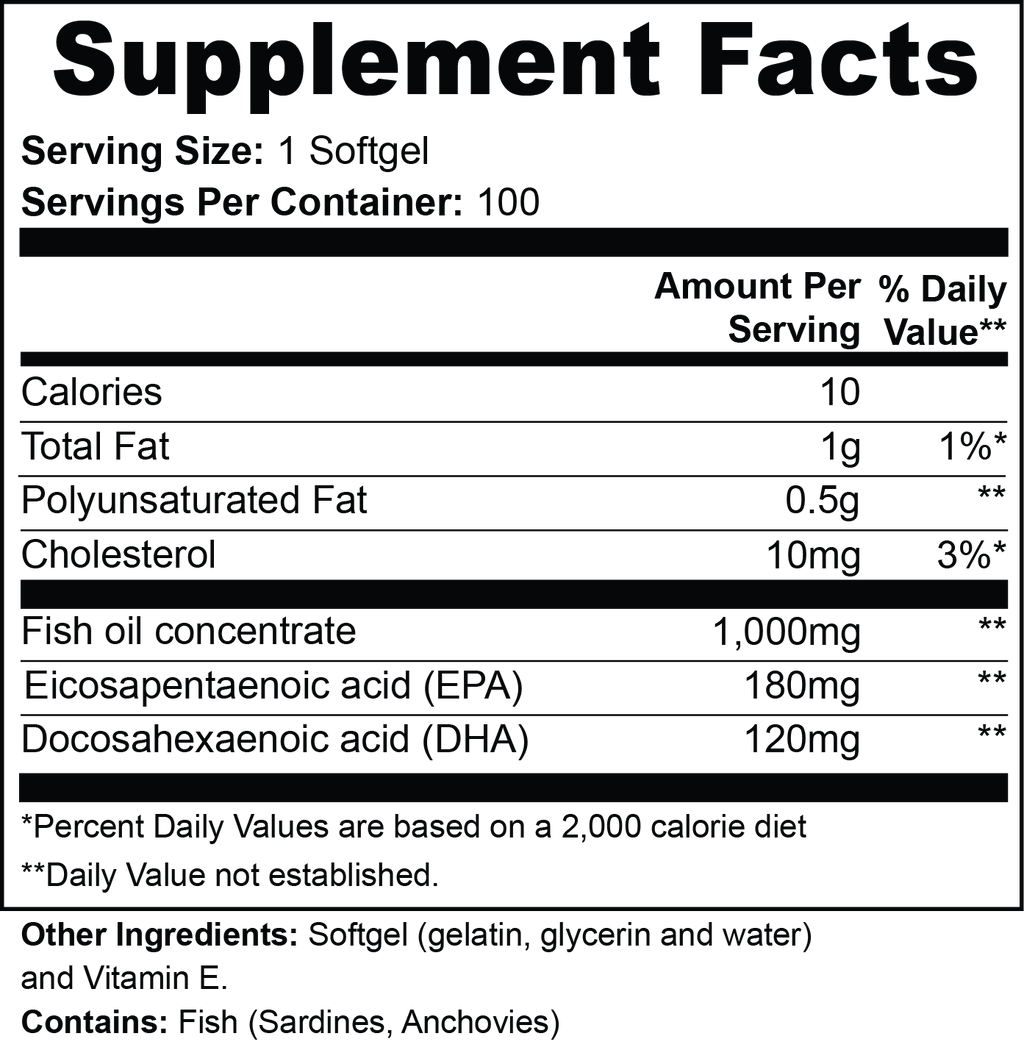 NTGR +Health GOLD: Omega-3 EPA + DHA