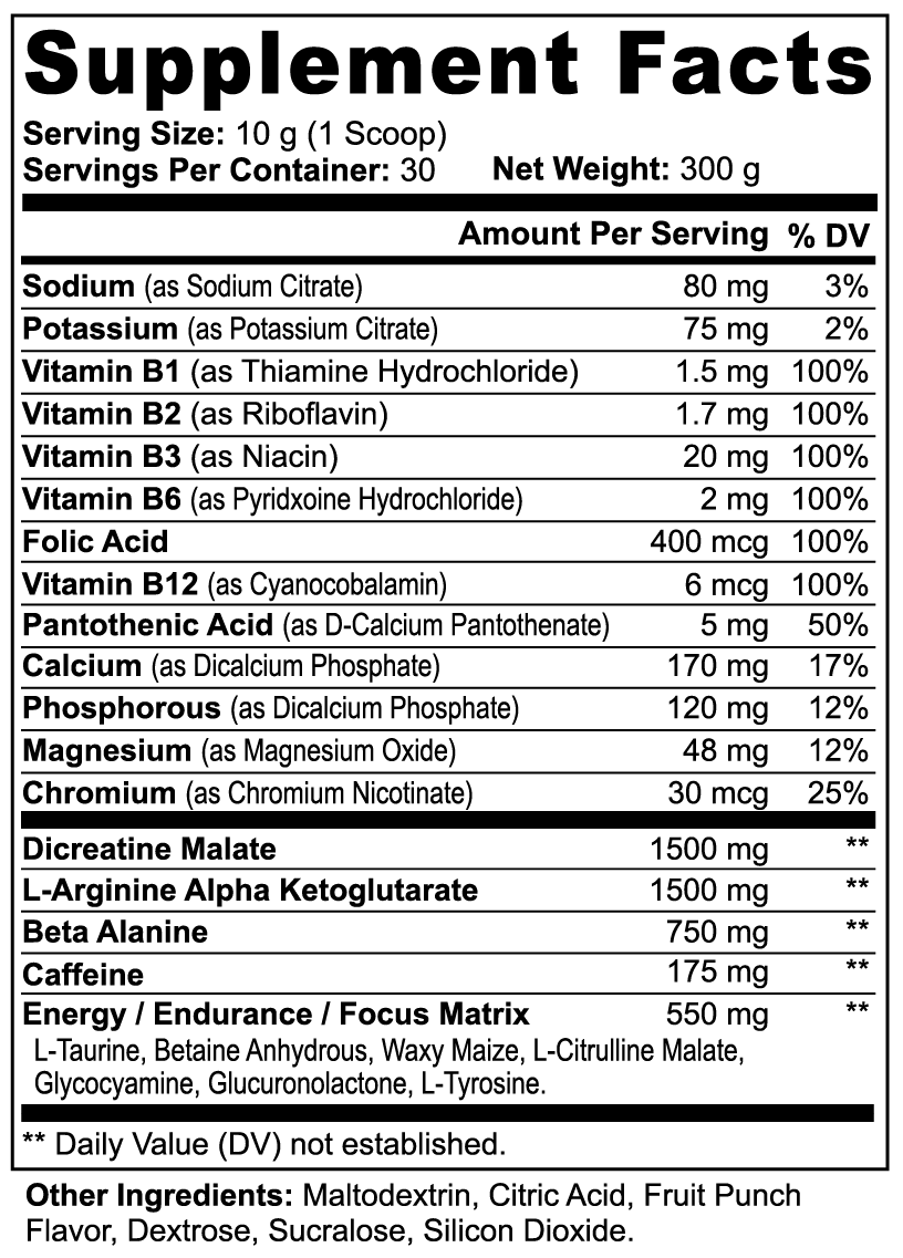 NTGRx Labs MOTION - Pre-Workout+ (Fruit Punch)