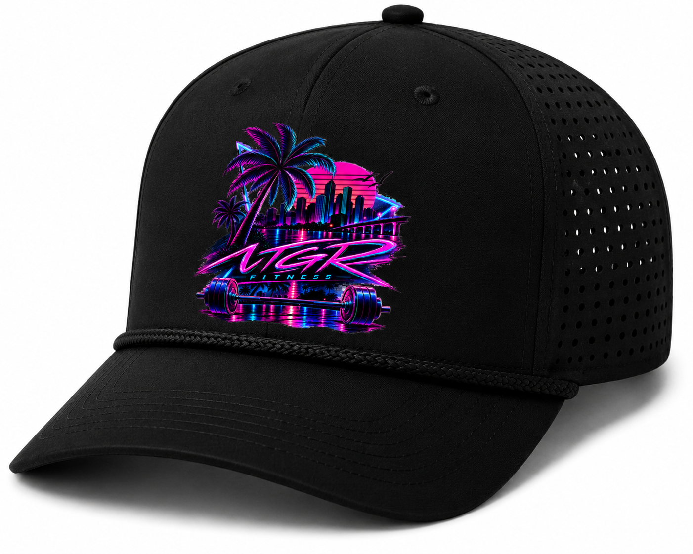 NEON SUMMER NTGR Fitness Laser Mesh Rope Hat