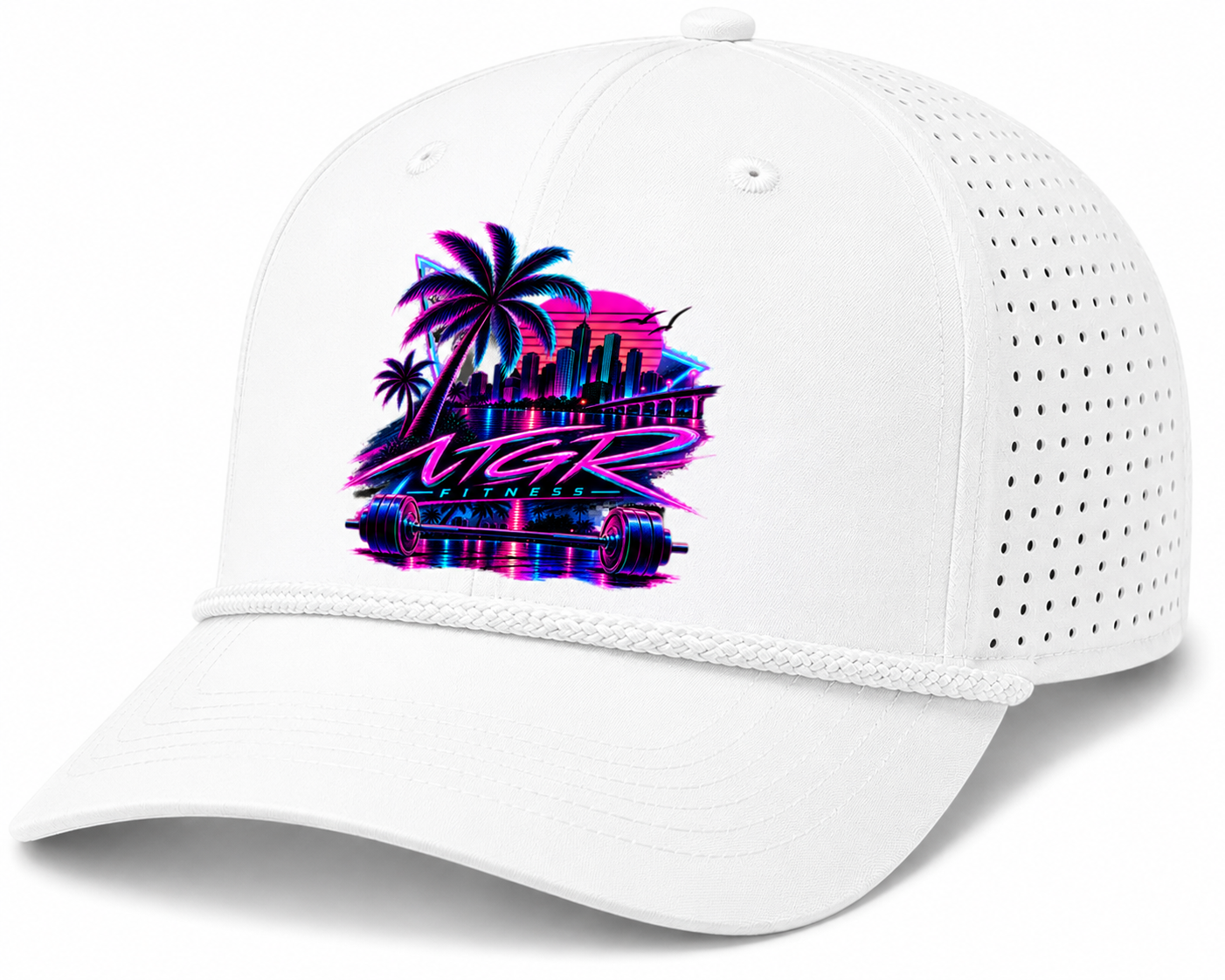 NEON SUMMER NTGR Fitness Laser Mesh Rope Hat