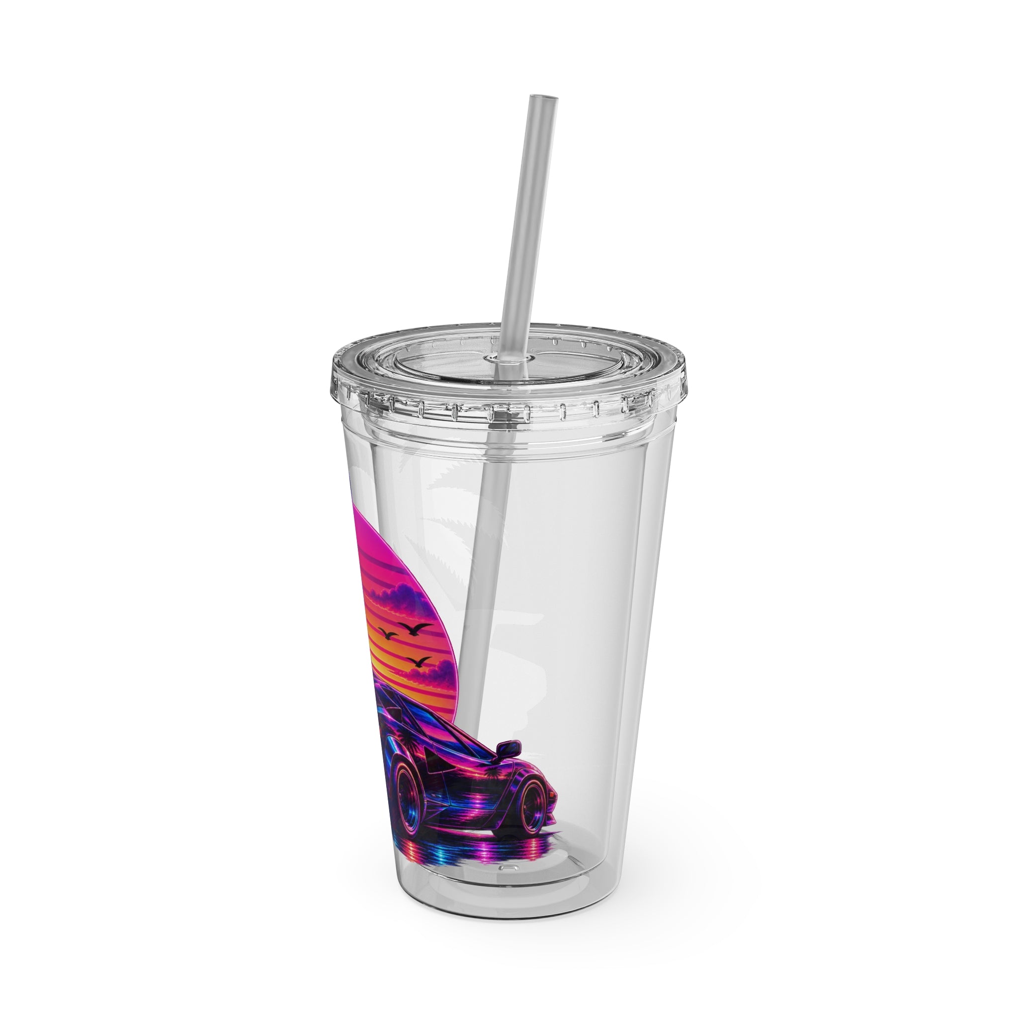 NEON SUMMER DIALED LAMB Sunsplash Tumbler 16oz