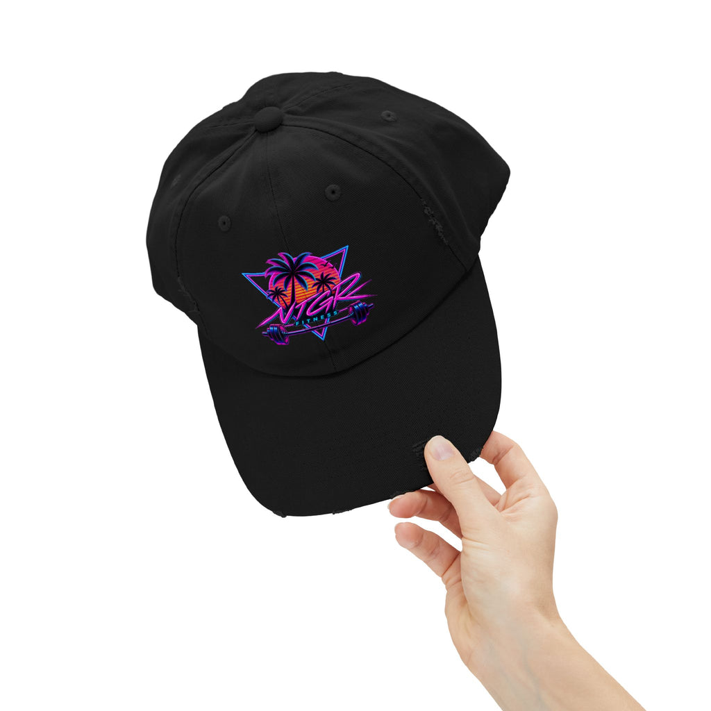 NEON SUMMER NTGR Fitness Distressed Cap