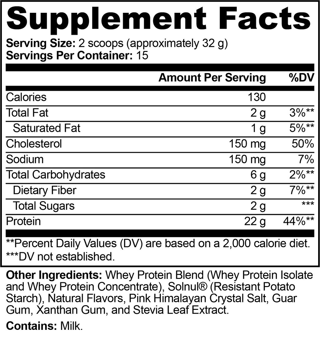 NTGRx Performance Labs REBUILD: Performance Whey Protein Blend (Vanilla Bean)