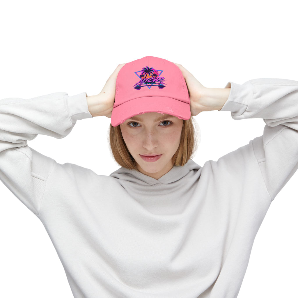 NEON SUMMER NTGR Fitness Distressed Cap