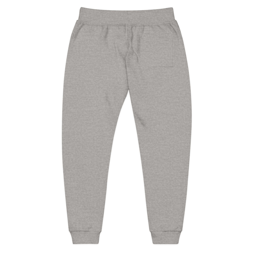 NTGR Fitness White Monogram Fleece Sweatpants (Embroidered)