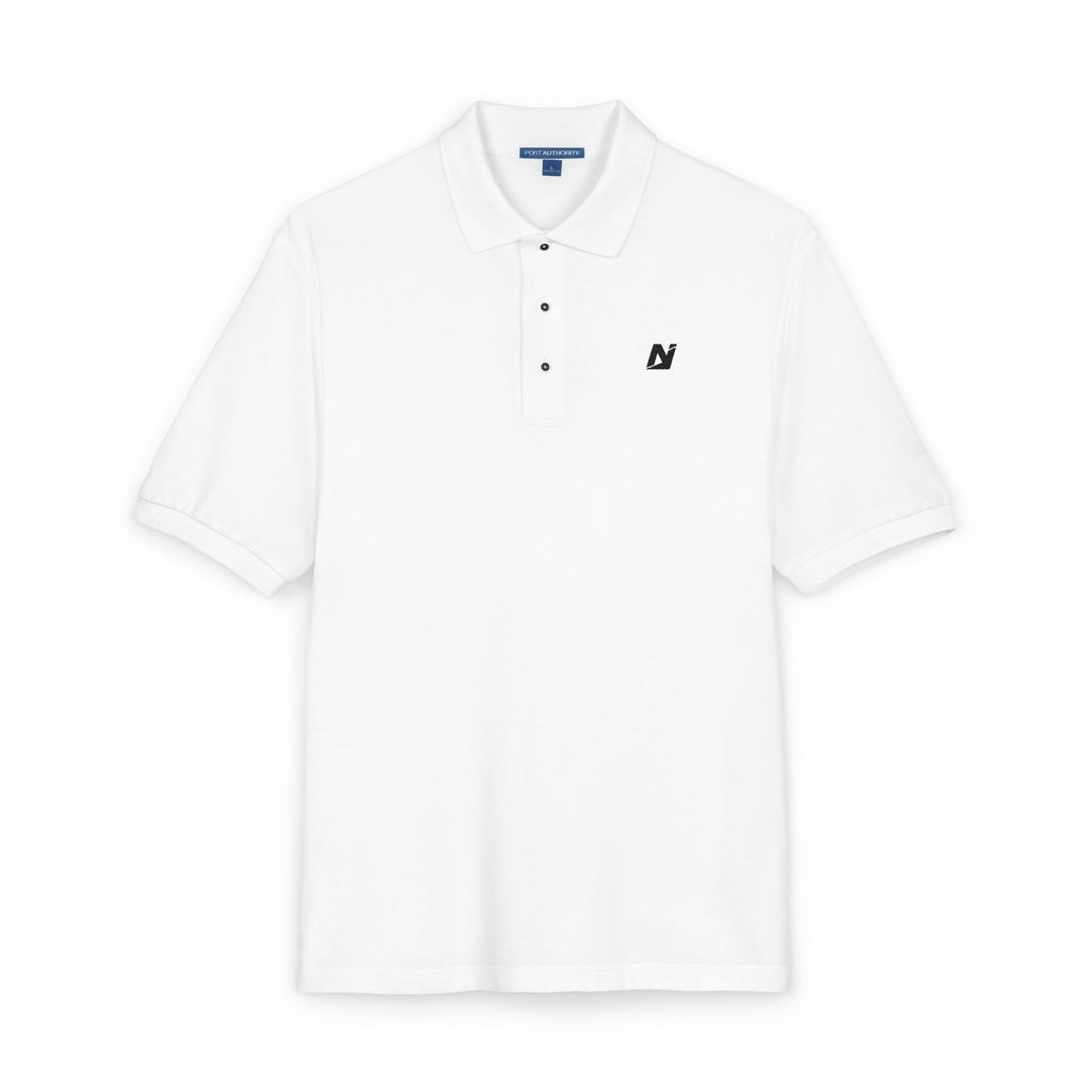NTGR Black Classic Monogram Polo (Embroidered)