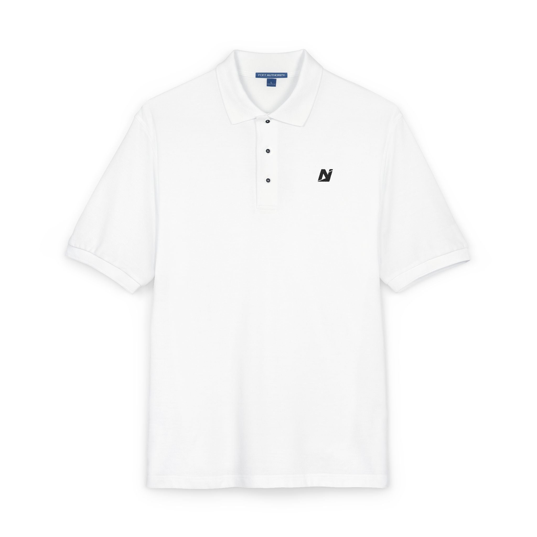 NTGR Black Classic Monogram Polo (Embroidered)