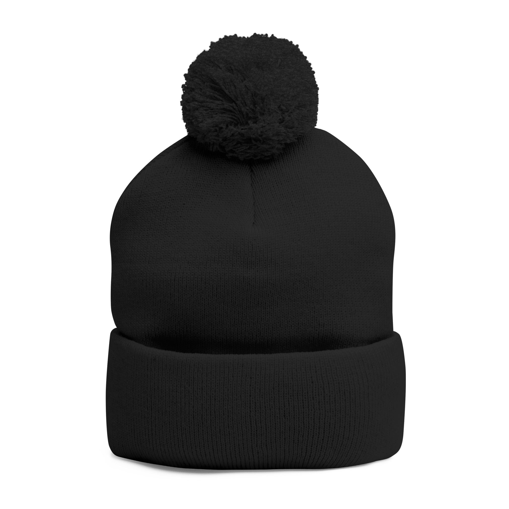 NTGR Stacked Stamp Ball-Headed Knit Beanie (Embroidered)