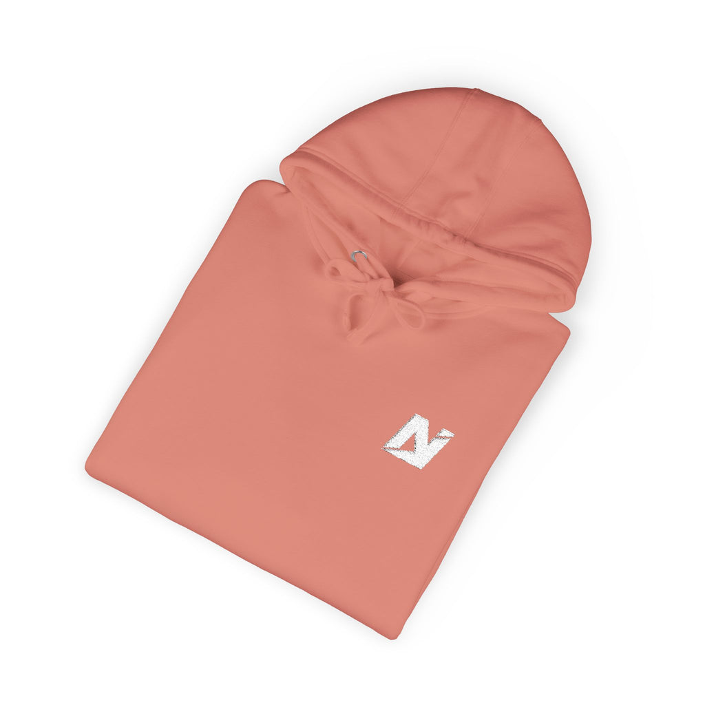 NTGR Fitness White Monogram Fleece Hoodie (Embroidered)