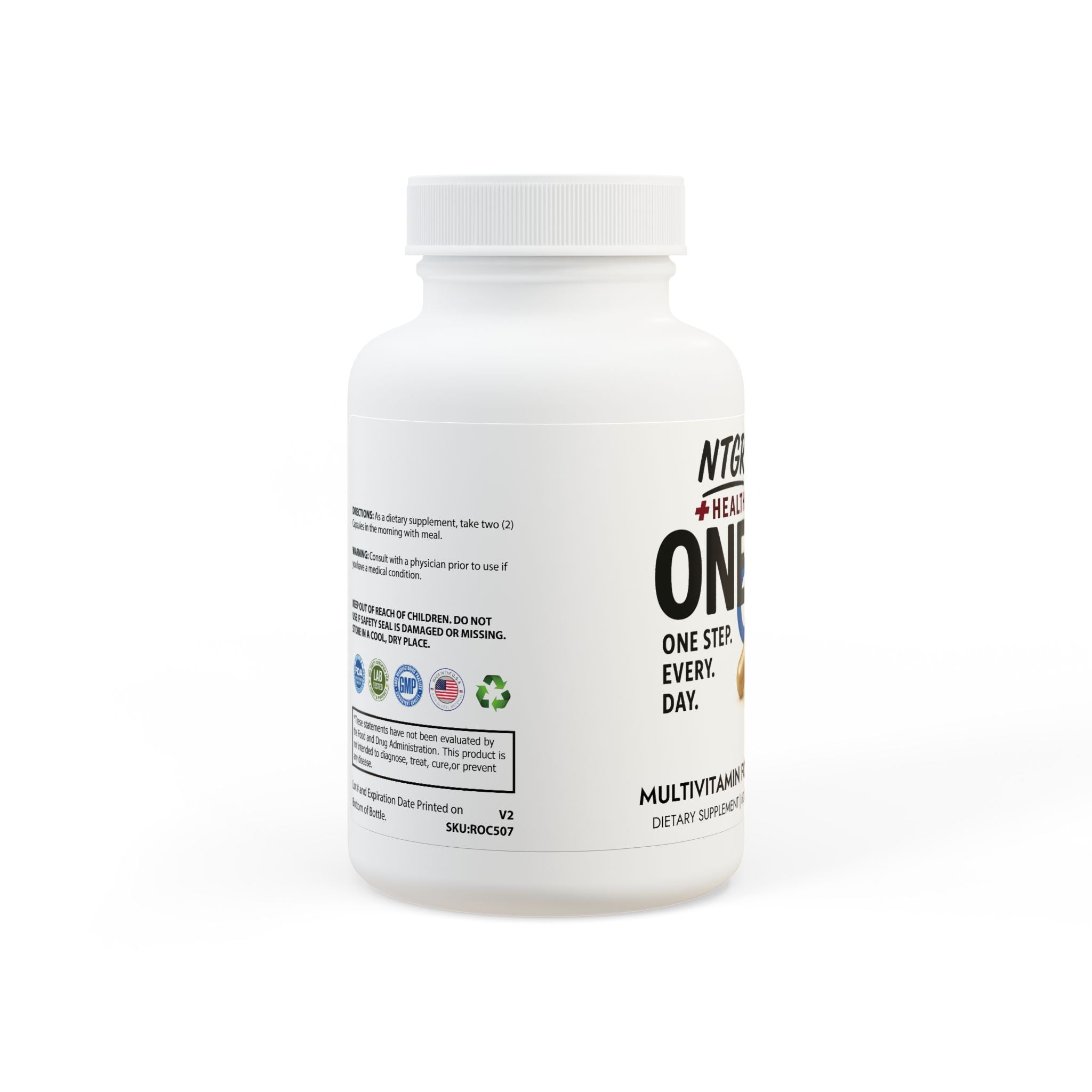 NTGR +Health ONE - Multivitamin for Men Supplement (60 Ct)